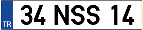 Truck License Plate